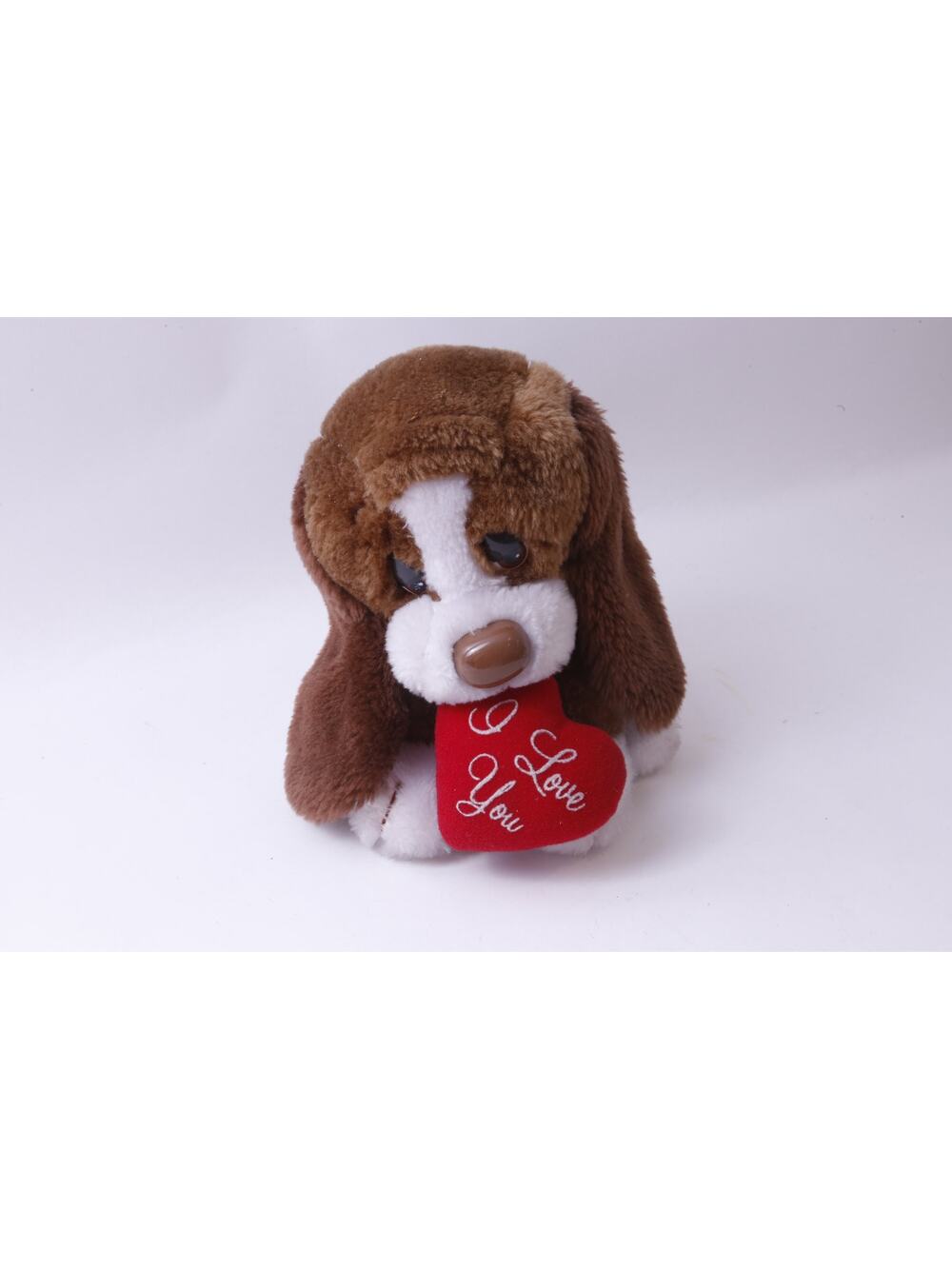 Baxter, Dog, I Love You, Basset-Hound, 8", Soft, Plush, Toy, Figure, Valentine's
